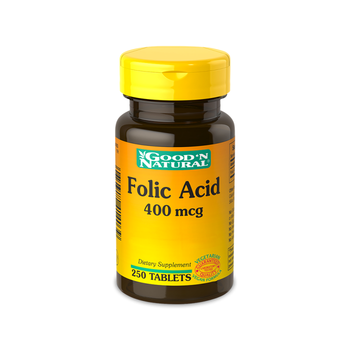 Folic Acid 400 mcg 250 TAB              