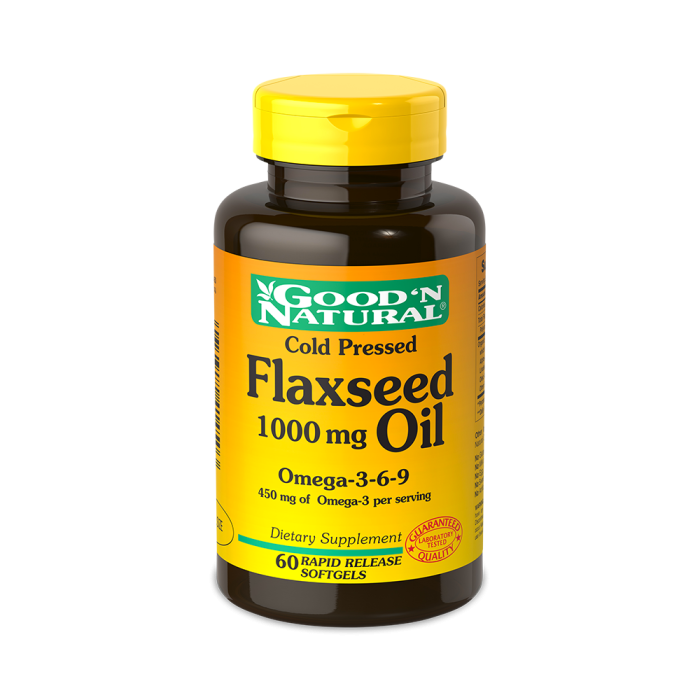 Flaxseed Oil 1000 mg 60 SOFT            