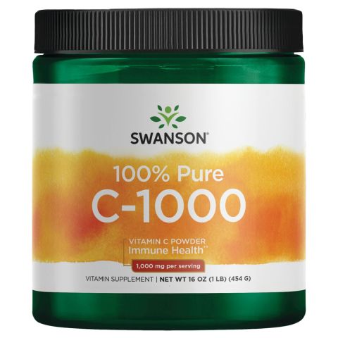 Vitamina C C-1000 en Polvo 100% Puro